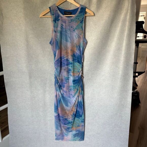 Laundry By Shelli Segal Dresses & Skirts - Laundry by Shelli Segal Bodycon Mesh Midi size 10 Dress Stretch Fairy Mermaid
